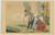 1910 ca JAPAN UKIYO-E Artist HOKUSAI - Washing clothes - MENU card  Menu in forma di biglietto, non compilato, illustrato.CONDIZIONI: GFORMATO: 14x9 cm    originale e autentica 1