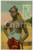Cartolina originale da collezione 1920 AFRIQUE OCCIDENTALE FRANÃ‡AISE Jeune fille Soussou NU ETHNIQUE Carte postale 1