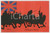1915 ca WWI FRANCE La charge Ã  l'Ã©trier - UK flag - Silhouette postcard  Cartolina postale d'epoca, non viaggiata. GOOD/buono  Formato: 14x9 cm originale e autentica 1