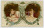 1920 ca REAL HAIR old postcard - Portrait of two women - Embossed FP NV Cartolina postale d'epoca, con inserti reali, non viaggiata.CONDIZIONI: FAIRFORMATO: 9x14 cm    originale e autentica 1