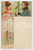 1900 ca FRANCE Lovers at the table (4) - Vintage postcard MENU  Cartolina postale d'epoca, che reca lateralmente uno spazio bianco per il men&ugrave;, non viaggiata. GOOD/buono  Formato: 9x14 cm originale e autentica 1