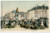Cartolina originale da collezione 1900 ca LONSLESAUNIER Place de la LibertÃ©  Jour de marchÃ©  Carte postale FP 1