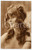 1920 VINTAGE EROTIC Girl with curly hair and headband *Postcard topless  Cartolina postale d'epoca, scritta ma non viaggiata.CONDIZIONI: GFORMATO: FP    originale e autentica 1