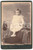 Fotografia d epoca originale 1890 ca MILANO Ritratto di bambina in abito bianco  Foto Giulio ROSSI 10x16 cm 1