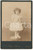 Fotografia d epoca originale 1880 ca MILANO Ritratto di bambina in piedi su una sedia  Foto ORLAY DE KARWA 1