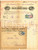 Documento originale, autentico 1924 MILANO  Ditta Figli di Ippolito SIGURTÃ€  Ferramenta ed ottonami  Fattura 1