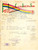 1946 MILANO - FICIS Fabbrica Italiana Colori ed Inchiostri da Stampa - Fattura Fattura commerciale d'epoca, dattiloscritta , su carta intestata.CONDIZIONI: FAIR (piegature d'epoca e fori da classificatore al margine sinistro)PAGINE: 1    originale e autentica 1
