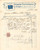1927 BOLOGNA Via Lame, 81 - Tappezzeria Oreste CORIOLANI Fattura Fattura commerciale d'epoca, manoscritta, su carta intestata illustrata.Con marca da bollo.CONDIZIONI: FAIR (piegature d'epoca, lievi bruniture ai margini)    originale e autentica 1