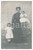 Fotografia d epoca originale 1910 DOMODOSSOLA Ritratto di donna con i figli Pia e Guglielmo  Foto 9x14 5 1