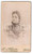 Fotografia d epoca originale 1880 ca. MILANO  Ritratto di giovane donna con vestito a quadri Foto NOSEDA CDV 1