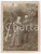 Fotografia d epoca originale 1905 TORINO Coppia di anziani coniugi in un giardino  Ritratto Foto 9x12 cm 1