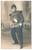 1915 ca ITALIA - CABARET - Attore comico militare - Foto cartolina RPPC Fotografia d'epoca, in formato cartolina postale.Dedica manoscritta al verso. GOOD/buono  Formato: 9x14 cm originale e autentica 1