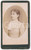 1890 ca MILANO Ritratto di ragazza con fiocco in pizzo - Foto Giulio ROSSI - CDV Fotografia d'epoca, montata su cartoncino rigido. GOOD/buono  Formato: 6x10 cm originale e autentica 1