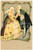 1929 INNAMORATI Coppia con il mantello - Cartolina illustrata CHIOSTRI  Cartolina postale d'epoca, viaggiata. GOOD/buono  Formato: 9x14 cm originale e autentica 1