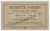 1934 NEW ORLEANS - JERUSALEM TEMPLE Musette FARISH Follies of 1934 - Ticket