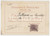 1904 VENEZIA Università Popolare - Tessera di Benedetto SULLAM - 14x10 cm