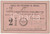 1885 ca MONACO Cercle des étrangers - Carte d'admission personnelle 12x8 cm