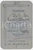 1921 DIOCESI DI VICENZA - FACI Tessera di Monsignor Luciano MARCANTE 7x10 cm