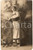 Cartolina originale da collezione 1919 BUONA PASQUA Donna con gerla e cesta con uova Cartolina FP VG 1