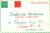 Materiale pubblicitario d’epoca 1955 ca LONDON UK Trattoria italiana in TOTTENHAM COURT RD. Biglietto 1