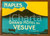 Materiale pubblicitario d’epoca 1940 ca NAPOLI Grand Hotel du VESUVE Etichetta pubblicitaria ILLUSTRATA 1