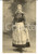 Cartolina originale da collezione 1900 QUIMPER F COSTUMES BRETONS Jeune fille FP NV 1