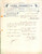 Documento originale, autentico 1908 NAPOLI Luigi PERROTTA ferramenta casalinghi droghe vernici Fattura 1