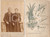 Fotografia d epoca originale 1890 ca TORINO Ritratto coppia di sposi Fotografia ALLAIS Tito BASSANESI 1