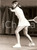 Fotografia d epoca originale 1980 ca SVEZIA Tennis Helena ANLIOT durante un incontro upskirt Fotografia 1