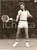 Fotografia d epoca originale 1980 ca TENNIS Giovane Tarik BENHABILES si allena Sponsor LACOSTE Fotografia 1