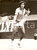 Fotografia d epoca originale 1980 MILANO Tennis BROOKLYN TOURNAMENT Gianluca RINALDINI durante match Foto 1