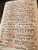 Libro, pubblicazione d epoca 1700 ca ANTIFONARIO ROMANO Pagina con canti in rosso e nero Cena SIGNORE 1
