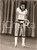 Fotografia d epoca originale 1980 ca TENNIS Sabina SIMMONDS durante un allenamento Fotografia 1