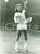 Fotografia d epoca originale 1980 ca TENNIS Campione Luca BOTTAZZI durante un servizio Fotografia 1