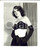 Fotografia d epoca originale 1965 ca USA  EROTICA VINTAGE Mature woman with black gloves PHOTO 1