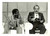 Fotografia d epoca originale 1980 ca ROMA Calciatore Roger MILLA con Maurizio COSTANZO Foto 30 x 24 1