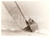 Fotografia d epoca originale 1983 NEWPORT USA Louis Vuitton Cup AZZURRA I4 equipaggio a prua SAILING REGATTA 1