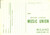 Cartolina originale da collezione 1950 ca MILANO Cedola Edizioni Musicali MUSIC UNION Cartolina FG NV 1
