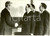 Fotografia d epoca originale 1975 ca URSS LÃ©onid ILITCH BREZNEV e Andrei ANDREYVICH GROMYKO con Cyrus VANCE 1