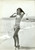 Fotografia d epoca originale 1950 ca FRANCIA FranÃ§oise PREVOST in bikini in riva al mare Foto DANNEGGIATA 1