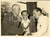 Fotografia d epoca originale 1935 ca PARIS F Gustavo V SVEZIA con Raymond RODEL e Jean Robert BOROTRA Foto 1