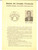 Materiale pubblicitario d’epoca 1951 BARDI PR Prof. Bruno TANZI  PACE, PROGRESSO, LAVORO  Volantino 1