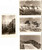 Fotografia d epoca originale 1946 VAL BREGAGLIA  SO Panorama PIZZO BADILE Lotto 4 Fotografie 9x6 1