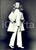 Fotografia d epoca originale 1970 ca STORIA DELLA MODA MILANO Modella in completo invernale con pantaloni 1