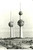 Fotografia d epoca originale 1990 KUWAIT GUERRA del GOLFO  Le torri simbolo del Paese sul Golfo Fotografia 1