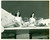 Fotografia d epoca originale 1955 ca PANAMA CITY USA Pinup TYNDALL AIR FORCE BASE su ala da aereo caccia 1