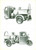 Fotografia d epoca originale 1965 ca LECCO Motocarro MOTO GUZZI con pompa irrigazione Rendering fotografico 1