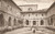 Cartolina originale da collezione 1925 ca SUBIACO Chiostro del Monastero di Santa Scolastica Cartolina FP NV 1
