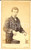 Fotografia d epoca originale 1870 ca US ARMY NEW YORK Ritratto di ufficiale seduto Foto BRADY S 1