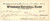 Oggetto da collezione cartaceo 1903 TUNKHANNOCK Pennsylvania USA Assegno bancario WYOMING NATIONAL BANK 1